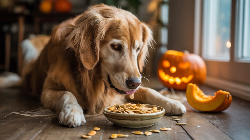 can dogs eat pumpkin seeds