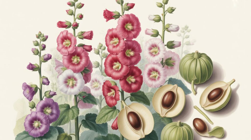 hollyhock seeds