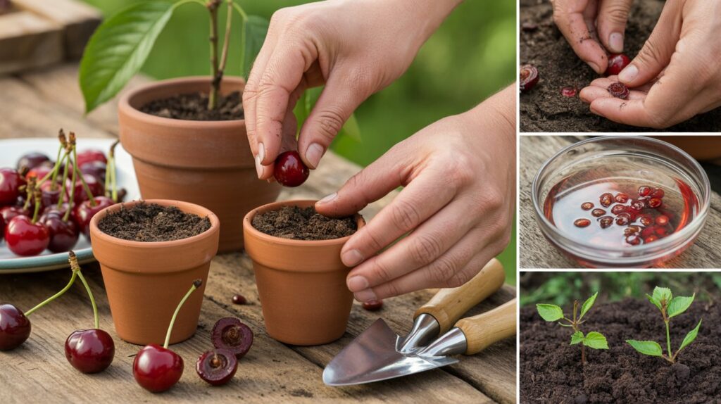 how to plant cherry seeds