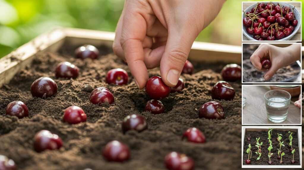 how to plant cherry seeds