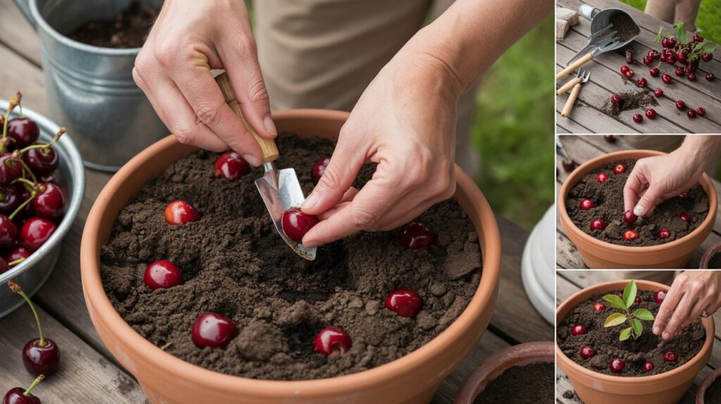 how to plant cherry seeds