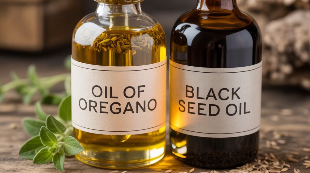 oil of oregano with black seed oil
