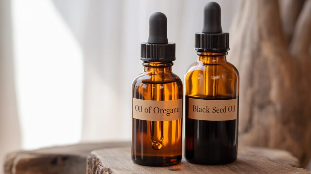 oil of oregano with black seed oil