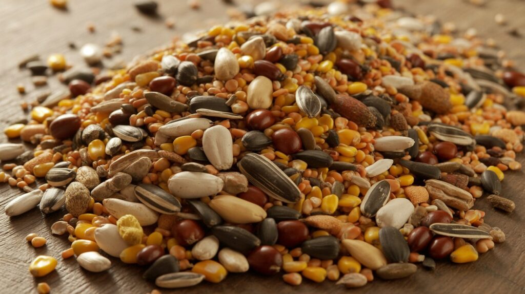 seeds in bird food