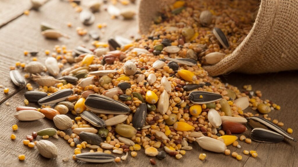 seeds in bird food