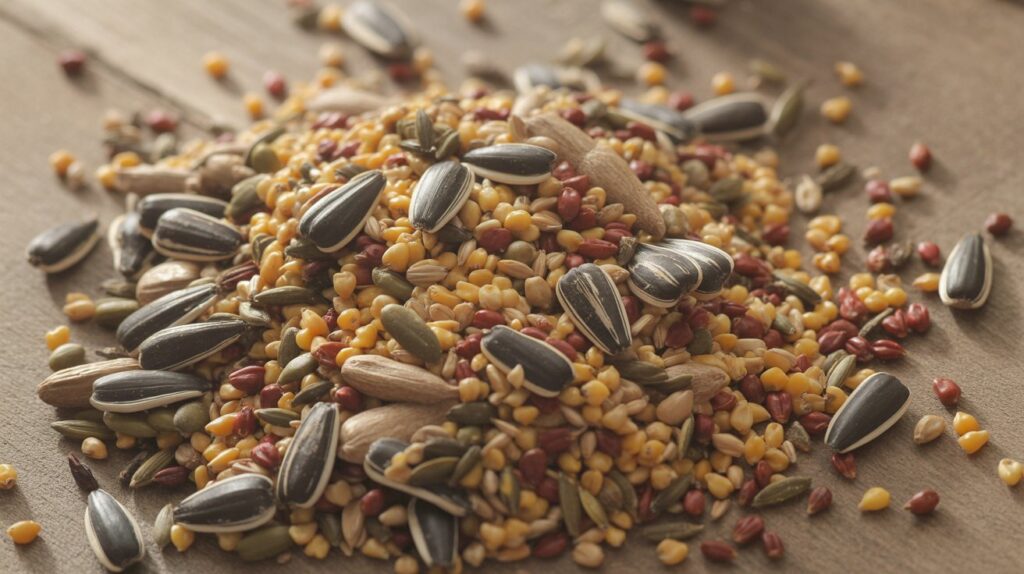 seeds in bird food
