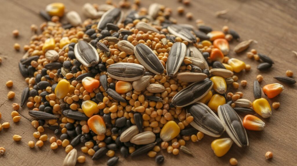 seeds in bird food