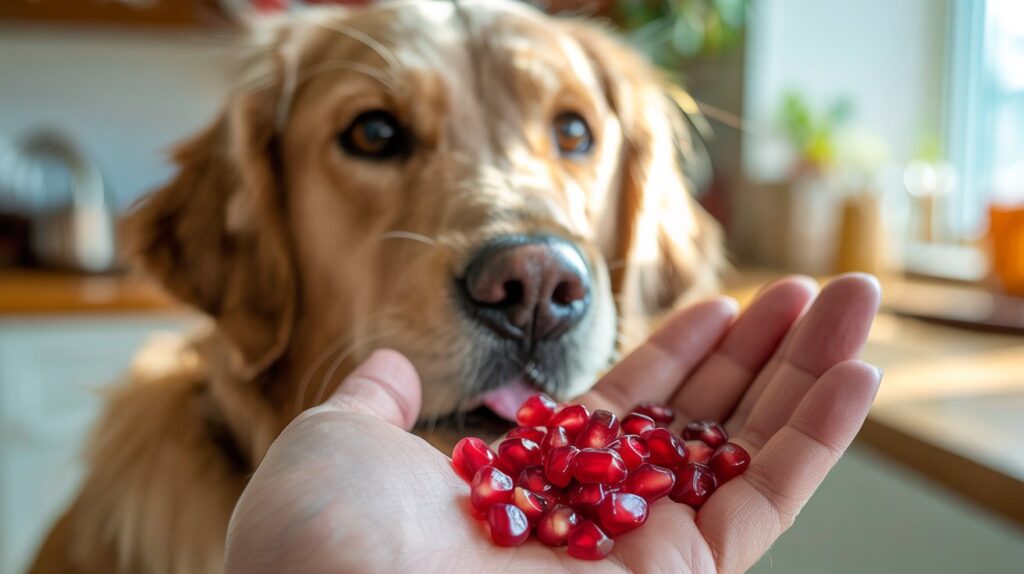 can dogs eat pomegranate seeds