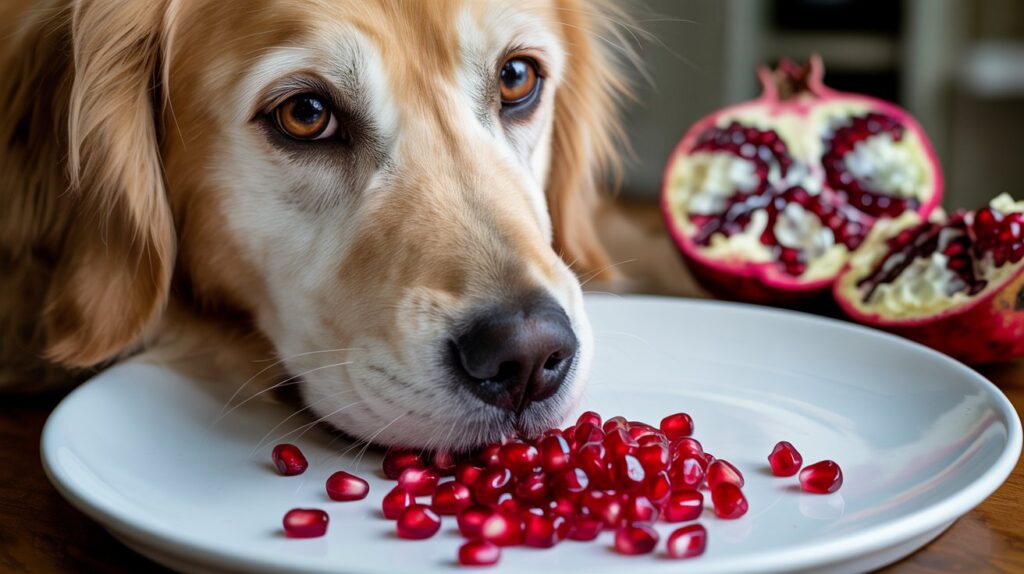 can dogs eat pomegranate seeds