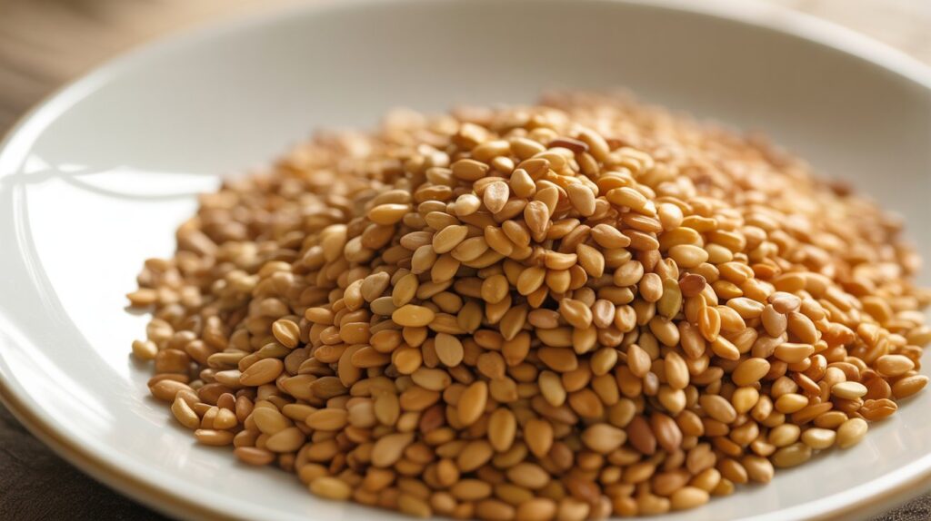 toasted sesame seeds