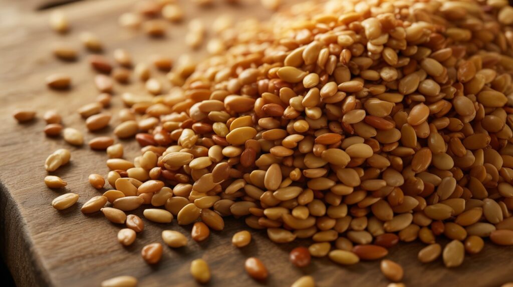 toasted sesame seeds