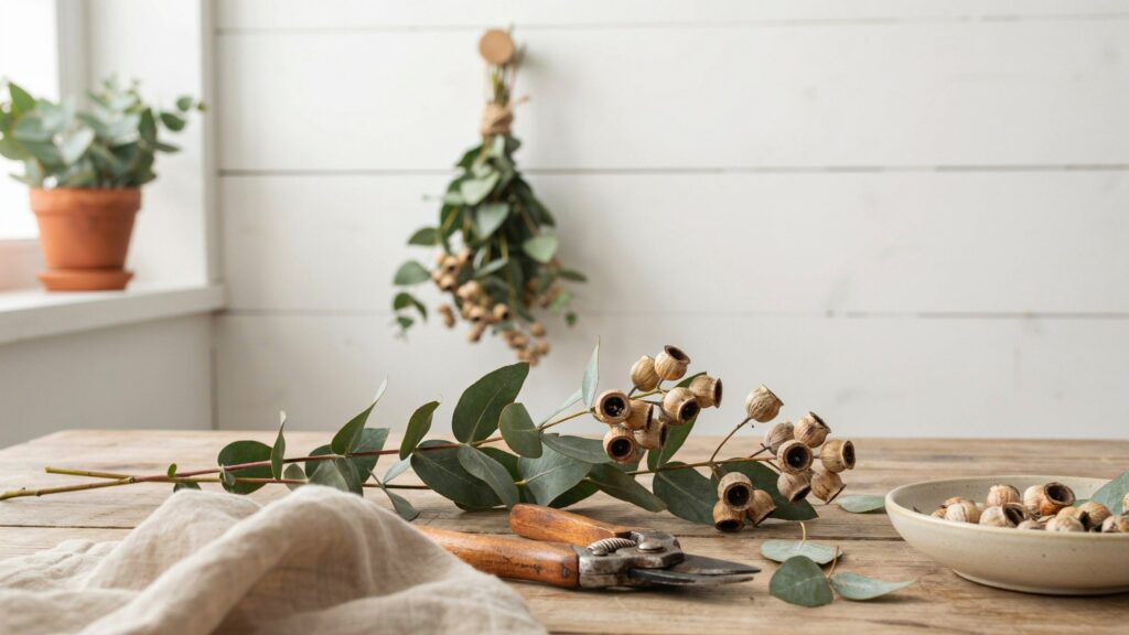 dried seeded eucalyptus