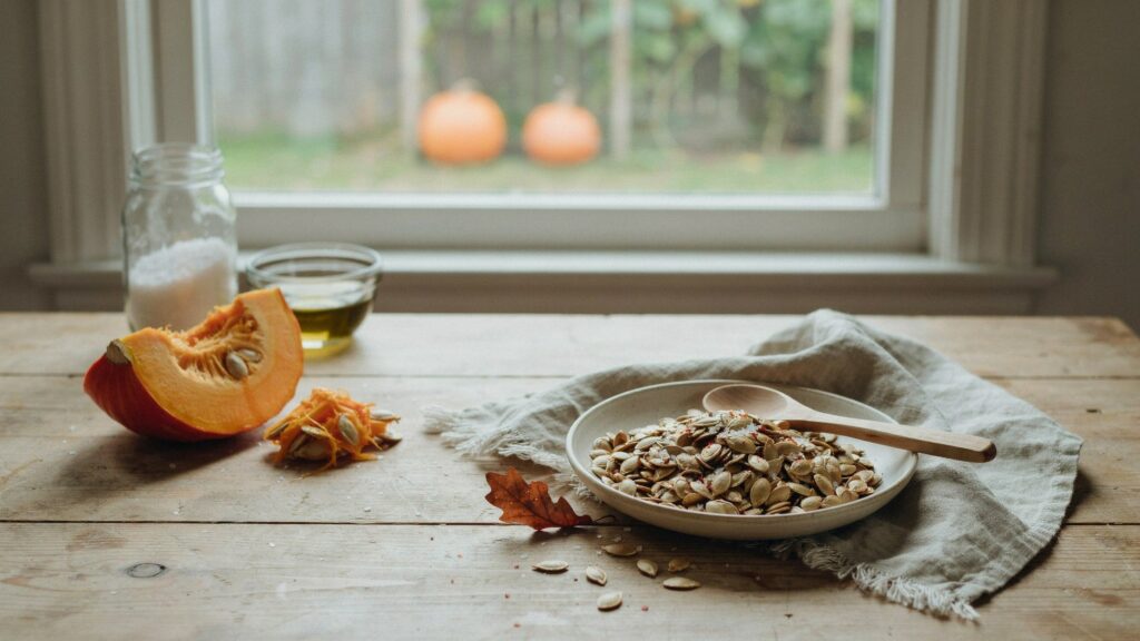 shelled pumpkin seeds